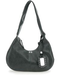 Ganni - Borsa A Spalla 'Bou' Media Con Tracolla Singola E Placca Logo To - Lyst