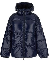Pyrenex - 'Sten' Down Jacket With Drawstring Hood And Logo Patch In - Lyst