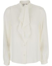Max Mara - Elegant Shirt With Classic Collar And Long Sleeves - Lyst