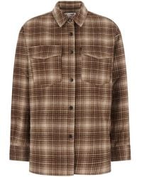 MC2 Saint Barth - Shirt "Cambry Flannel Tartan" With Polyester Fabric, C - Lyst