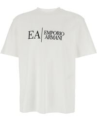 Emporio Armani - Crew Neck T-Shirt Cotton - Lyst