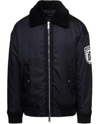 DSquared² - Giacca Bomber 'Ciprus' Con Patch E Stampa Logo A Contrasto I - Lyst