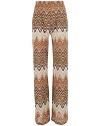 MC2 Saint Barth - Pants Tonia Sea Wave Lurex - Lyst