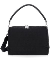 Fendi - Borsa A Spalla 'Lui Large' Con Motivo Ff All-Over - Lyst