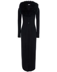 Blumarine - Knitwear With Collar And Long Sleeves - Lyst