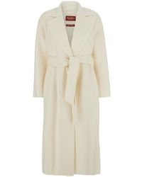Max Mara - Cappotto 'Cles' Con Colletto A Revers E Chiusura - Lyst