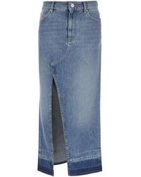 Pinko - Il Cairo Denim Skirt Easy - Lyst