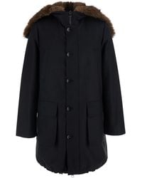 VALENTINI 1972 - Cotton Hooded Parka For - Lyst