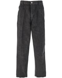 Ami Paris - Trousers With Back Logo Patch - Lyst