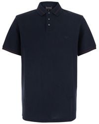 Emporio Armani - Piquet Polo Shirt Cotton T-Shirts - Lyst