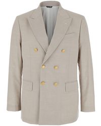 Reveres 1949 - Double-Breasted Jacket With Peak Revers - Lyst