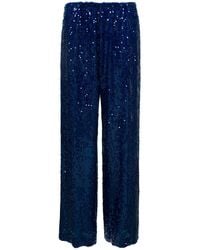 Dries Van Noten - Wde Pants With All-Over Paillettes Embellishment - Lyst