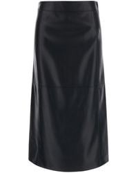 Max Mara - 'Maxmara 'Crisma' Midi Skirt With Zip Closure - Lyst