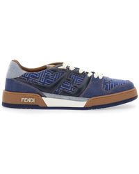 Fendi - Sneaker Low Top Con Patch Logo Sulla Linguetta - Lyst