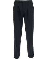Michael Coal - Trousers With Double Pleats - Lyst