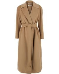 Max Mara - Cappotto 'Livia' Con Cintura - Lyst