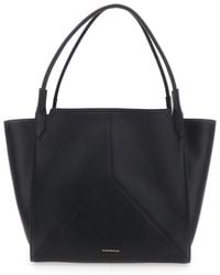 Victoria Beckham - Borsa A Mano 'Victoria' Con Cuciture A V Sul Fronte E - Lyst