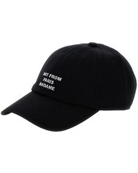 Drole de Monsieur - 'La Casquette Slogan' Baseball Cap With Embroi - Lyst