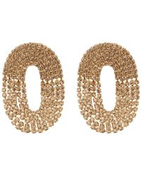 Silvia Gnecchi - 'Liberty One' Earings With Rear Closure And Ov - Lyst