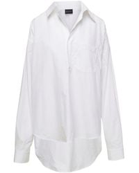 Balenciaga - Poplin Shirt Dress - Lyst