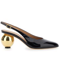 Ferragamo - 'Tessie' Slingback Pumps With Spherical Heel - Lyst