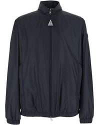 Moncler - 'Meidassa' Jacket With High Collar And Logo Patch On The - Lyst