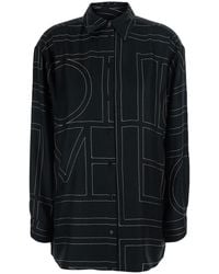 TOTEME - Shirt Embroidered Silk - Lyst
