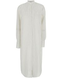 TOTEME - Dress Round-Neck Striped - Lyst