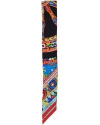 Dolce & Gabbana - Dolce & Gabbana Scarf With All-Over Carretto Print - Lyst