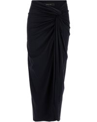 FEDERICA TOSI - Wrinkled Long Skirt - Lyst