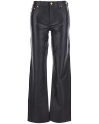 MICHAEL Michael Kors - Pants With Leather Belt Loops - Lyst