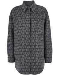 Valentino - Reversible Shirt With 'Toile Iconographe Jacquard' Patt - Lyst