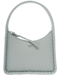 Fendi - 'Mini Fendessence' Light Handbag With Logo Detail - Lyst