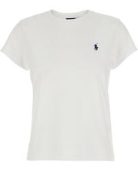Polo Ralph Lauren - T-Shirt Crew Neck Cotton - Lyst