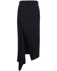 Givenchy - Slashed Skirt - Lyst