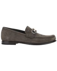Ferragamo - 'Avril' Loafers With Gancini Plaque On The Front - Lyst