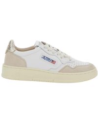 Autry - 'Medalist' Low Top Sneakers With Logo Patch On Tongue And Side - Lyst