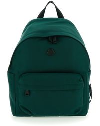 Moncler - Backpack With Logo Patch On The Front And Two Adjustable Shoulder Straps On The Rear - Lyst
