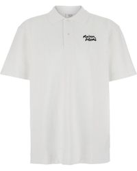 Maison Kitsuné - Polo Shirt Handwriting Comfort - Lyst