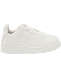 Burberry - Low Top Sneakers With Equestrian Knight Embossed - Lyst