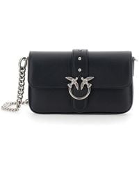 Pinko - Shoulder Bag Love One Slouchy Baby Leather - Lyst