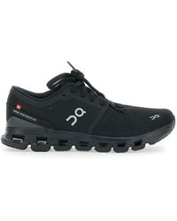 On Shoes - 'Cloud X 4' Low Top Sneaker With Drawstring Closure And Logo - Lyst