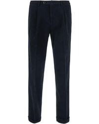 Michael Coal - Pants With Belt And Contrast Details - Lyst
