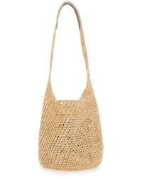 Helen Kaminski - Handbag 'Lani Raffia Crochet Sac' With Natural Raffia H - Lyst