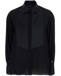 Antonelli - Shirt Anice With Collar And Long Sleeves - Lyst