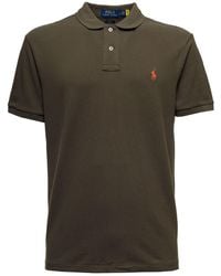 Polo Ralph Lauren - Polo in piquet di cotone uomo - Lyst