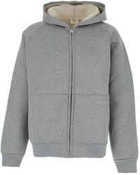 Autry - Neoprene Hoodie With Dropped Shoulders - Lyst
