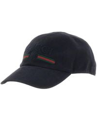 Gucci - Fake' Hat With Embroidered Logo On The Front - Lyst