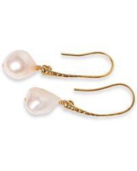 Forte Forte - Pendant Earrings With Pearls - Lyst