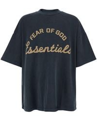 Fear Of God - T-Shirt With Short Sleeves And Round Neck For - Lyst